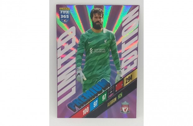 Alisson Premium Limited Edition Fifa 365 2024 focis krtya