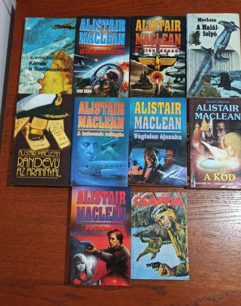 Alistair Maclean knyvcsomag / 10 db knyv