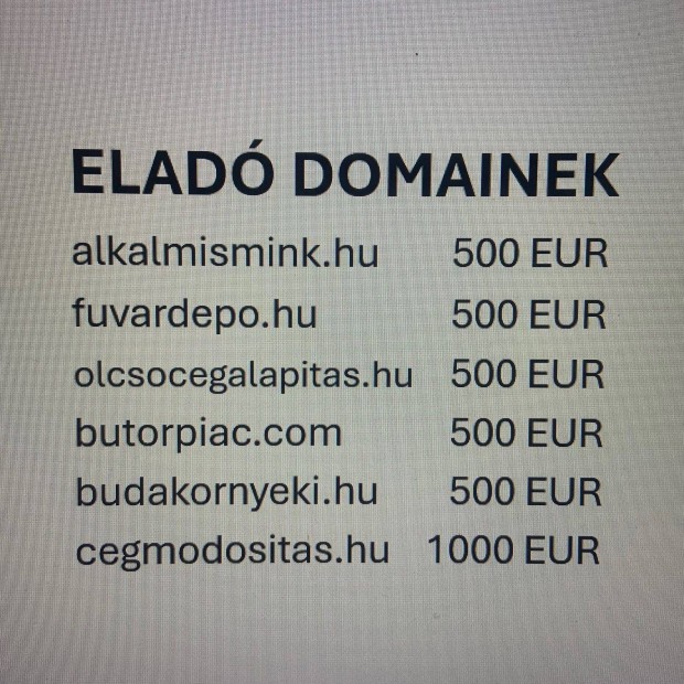 Alkalmismink.hu - Elad Domain