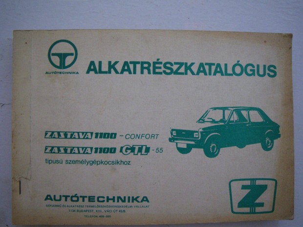 Alkatrsz katalgus Zastava