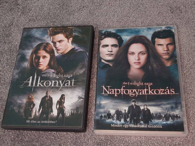 Alkonyat és Alkonyat - Napfogyatkozás DVD (2008-2010) Szinkronizált