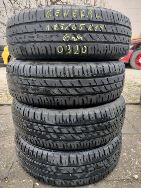 Alkuk�pesen Elad� 4 db ny�ri gumi. Gener�l 185/60 r15 6mm 0320. 33eFt