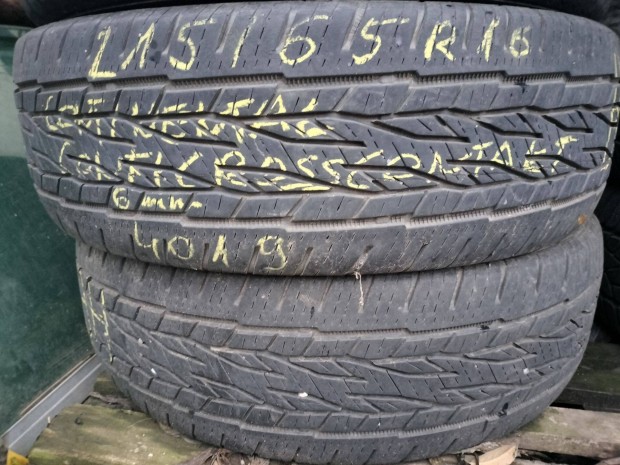 Alkukpesen elad 1 pr Continental 215/65 r16 gumi