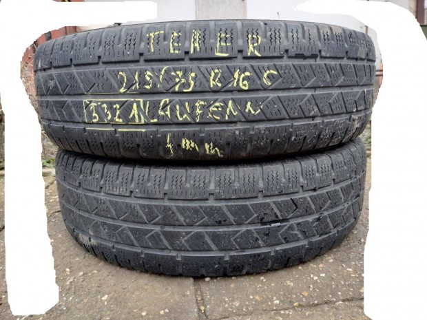 Alkukpesen elad 1pr Laufenn 215/75 r16c teher gumi. 2021 15e/pr