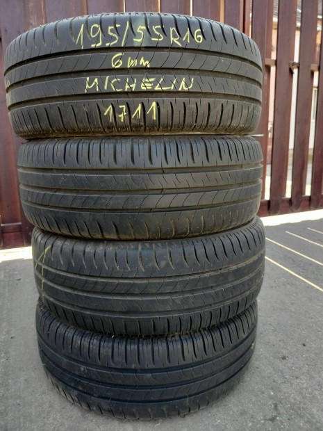 Alkuk�pesen elad� 4 db Michelin 195/55 r16 ny�ri gumi. Puha, reped�sme