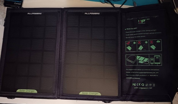 All Powers napelemes tlt solar charger