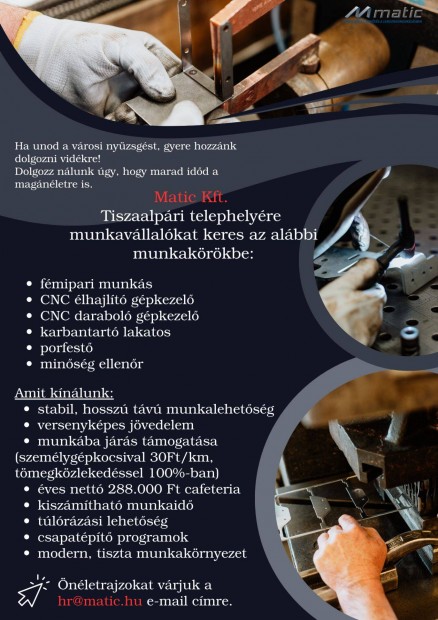 Álláshirdetés