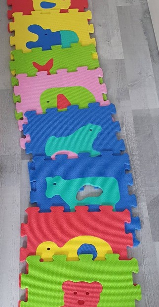 Állatos szivacs puzzle 10 db 32x32