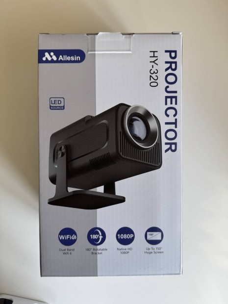 Allesin HY-320 Mini WiFi-s projektor - Nagy tételben eladó!