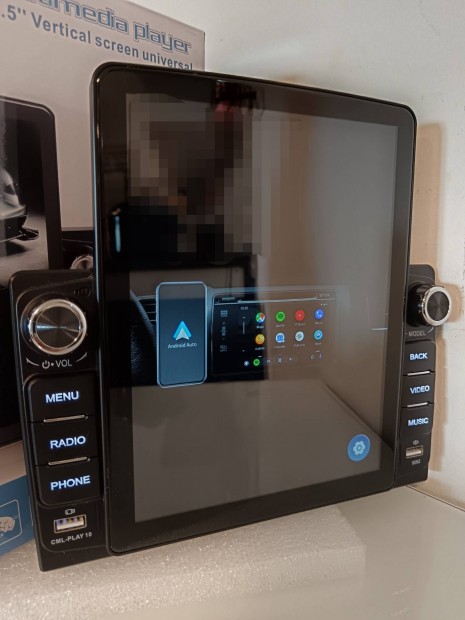 Álló kijelzős 9,5" Android15 autós multimédia 6/64GB
