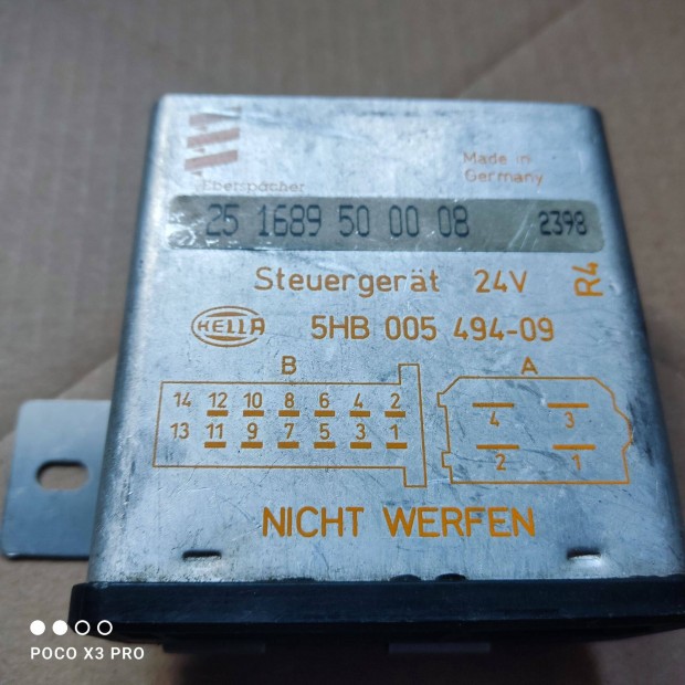 Állófűtés eberspacher D1LC 24v-os Új elektronika !