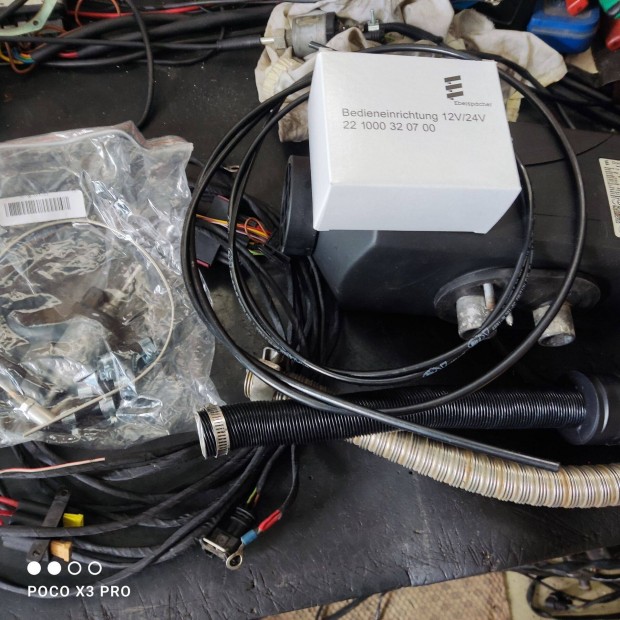 Állófűtés eberspacher D2 komplett 12v-os egység . diesel