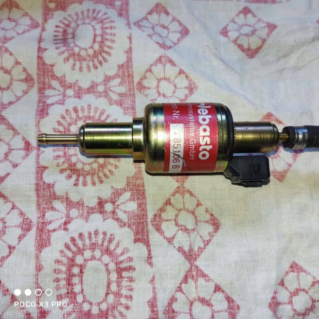 Állófűtés webasto DP 30 üzemanyag pumpa új! 12v-os csillapitóval
