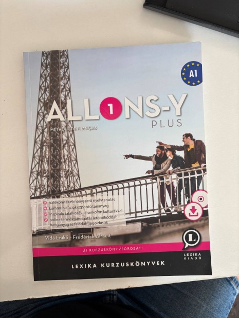 Allons-y 1 Plus francia nyelvkönyv (A1) szinte új állapotban!