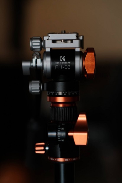 llvny K&F Concept T254A7 Tiltable Tripod (AL) + FH-03 Garancilis!