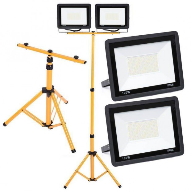 Állványos lámpa led reflektor fényvető munkalámpa 100W