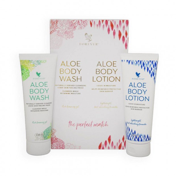 Aloe Body Wash and Lotion