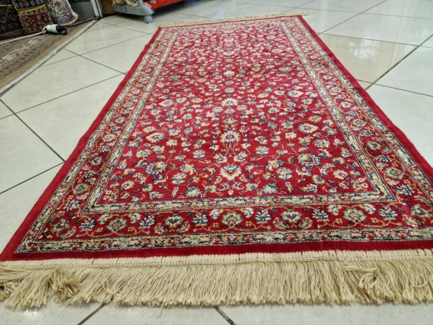 Álomszép isfahan motívumos 80x165 pamutselyem perzsa szőnyeg FZ05