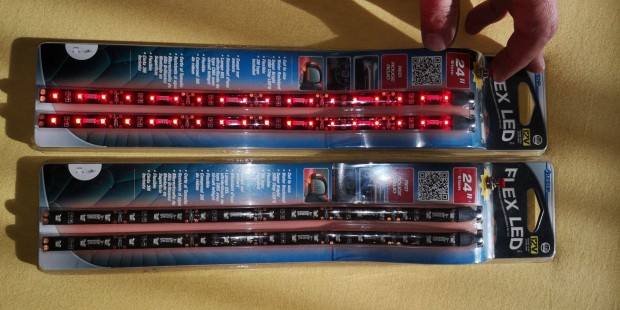 Alpena 77422B flexibilis LED f�nyszalag 12V 58cm piros �j