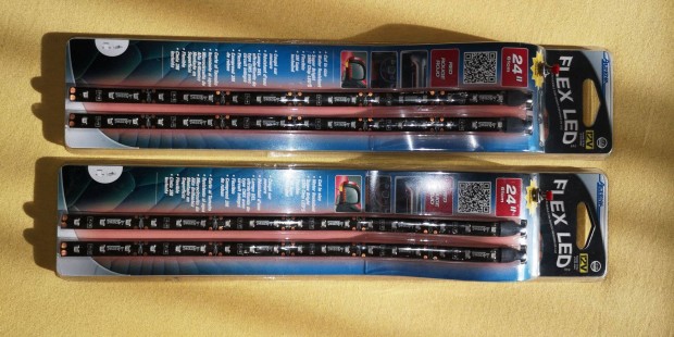 Alpena 77422b flexibilis led fényszalag 12v 58cm piros új