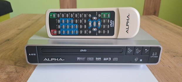 Alpha A-818 Dolby Digital asztali DVD lejtsz kitn llapotban