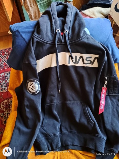 Alpha Industries NASA eredeti kapucnis pulver!!