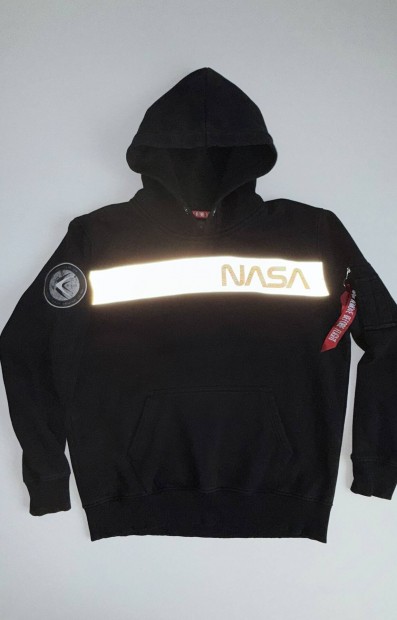 Alpha Industries Nasa RS hoodie kapucnis fels