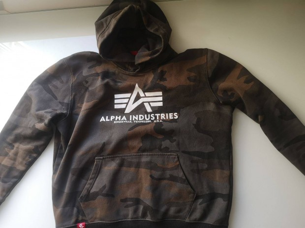 Alpha Industries khaki/basic kapucnis pulver