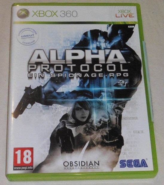 Alpha Protocol (Kmtrtnet, akci) Gyri Xbox 360 Jtk akr flron