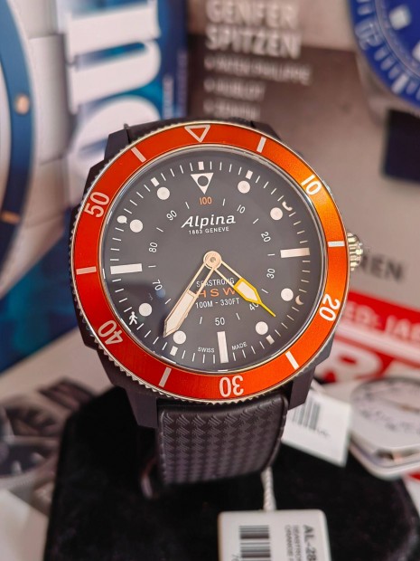 Alpina Seastrong Horological Smartwatch AL-282LBO4V6 frfi karra j