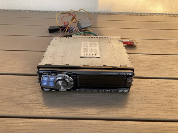 Alpine CDA-9833R radio magno fejegysg 