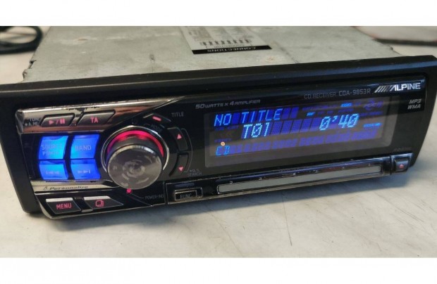 Alpine CDA-9853R + Ipod adapter