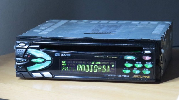 Alpine CDE-7854R cd rádió autórádió fejegység - hibás