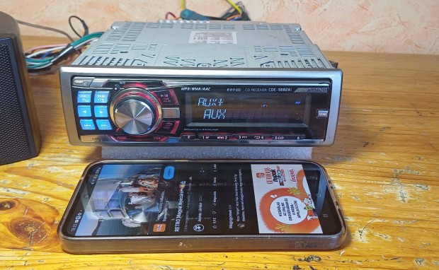 Alpine CDE-9882Ri okostott audio BLUETOOTH-os 450W-os autrdi