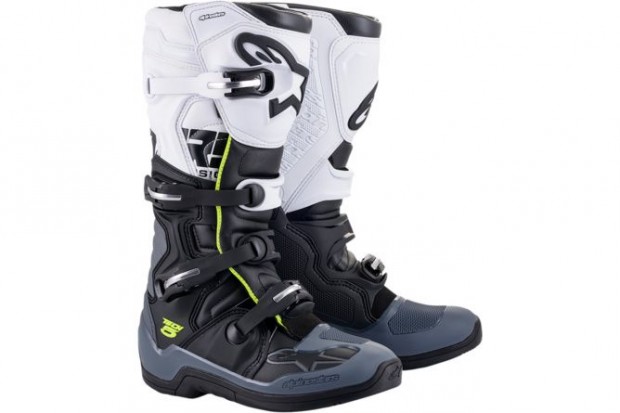 Alpinestars Tech 5 fekete/szrke/fehr 12-es csizma