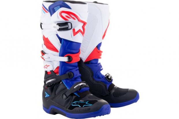 Alpinestars Tech 7 fekete / fehr / piros csizma 43