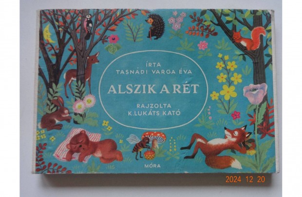 Alszik A RT - rgi leporell meseknyv K.Lukts Kat rajzaival (1972)