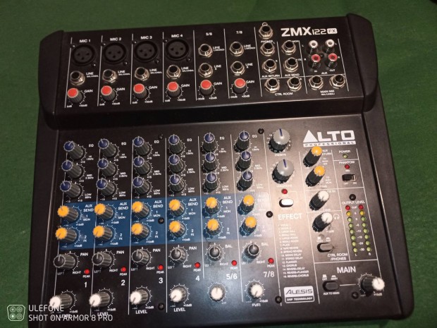 Alto Professional Zmx 122 FX keverpult elad 