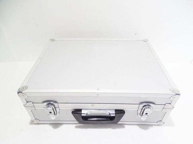 Alu koffer szerszámos táska tároló doboz bőrönd szerszámtartó box