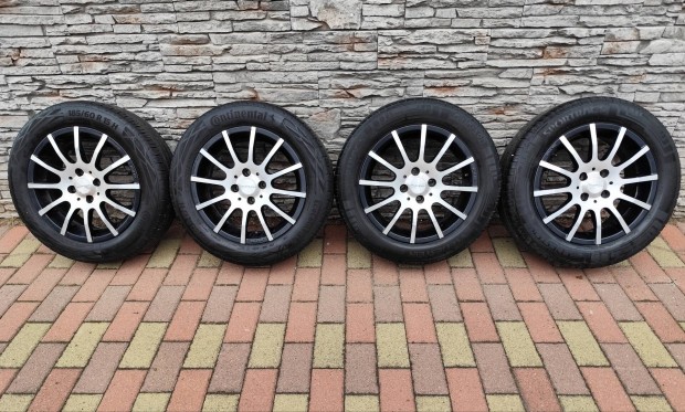 Aluett 4x100 -as 15 -s alufelni nyri gumival 