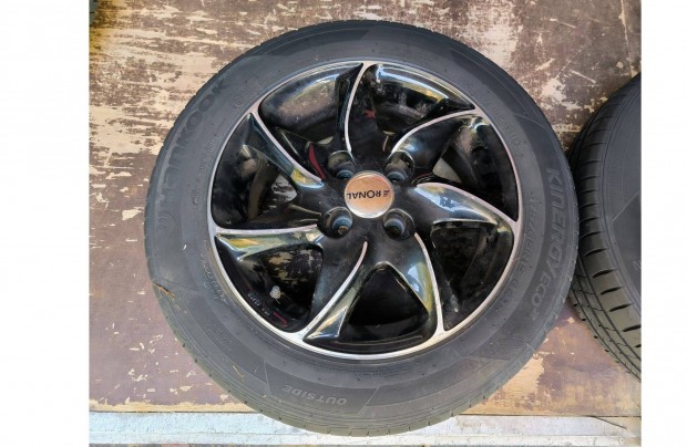 Alufelni felni Ronal 15" , 6,5x15 H2 4x100 Hankook nyri gumival 4db