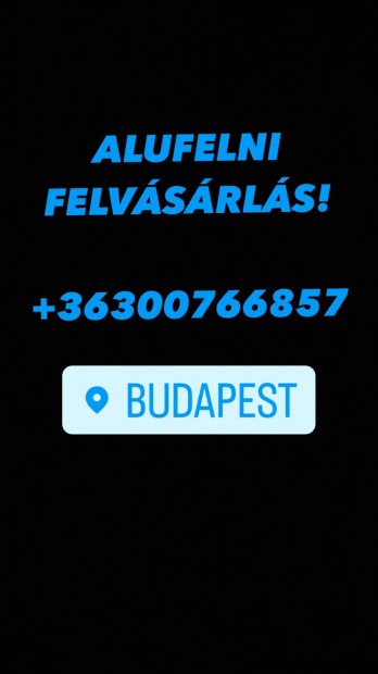 Alufelni felvsrls