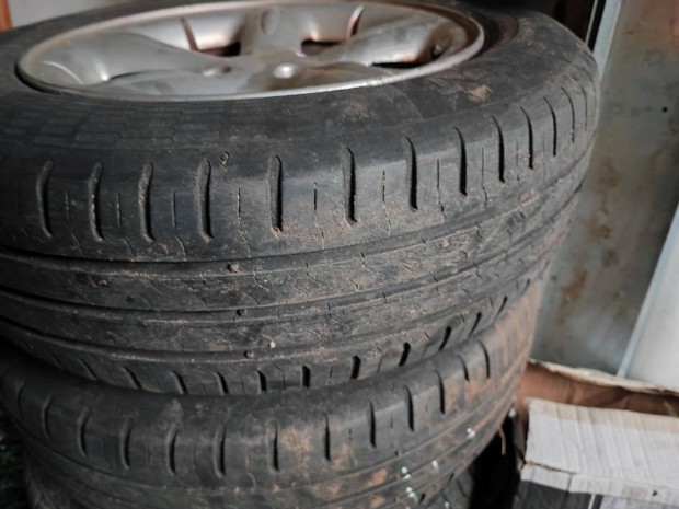 Alufelni nyári gumikkal Continental 185/65 R154db 70%-os,Citroen Xsara