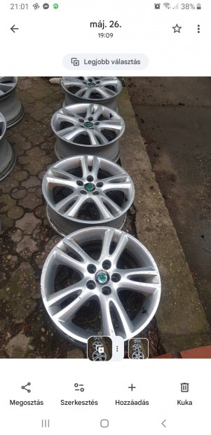Alufelni skoda,vw,16 os mret