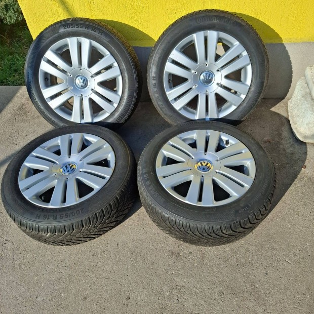 Alufelni tligumival 205/55/16 Continental