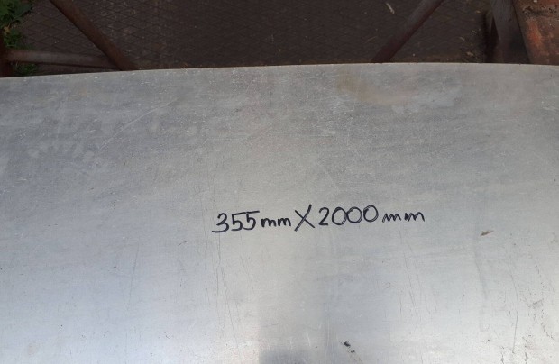 Alulemez 1,5x355x2000 mm -es !