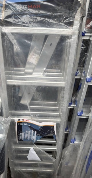 Aluminium Csuklós Állványos Létra 4x5 tagú 5,8 méter 1 tag 5 fokos