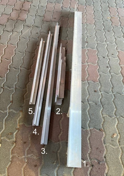 Aluminium profilok/idomok (vegyes maradkok)