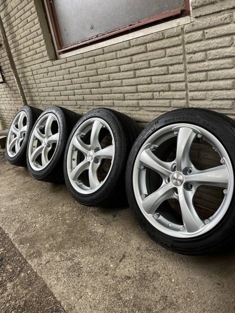 Alutec 5x100 17col alufelniszett