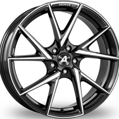 Alutec ADX01 F�nyes fekete pol�rozott 7X17 4X100 ET45 CB63,3 |